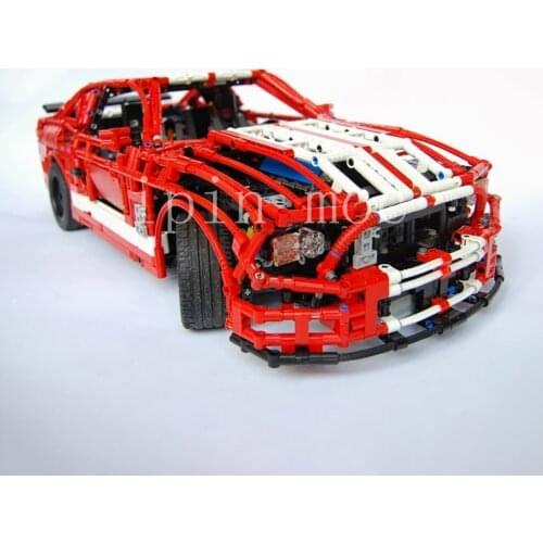 MOC-30118 Mustang GT500 technology sports car static model display high difficulty assembly