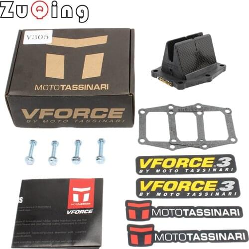 V305A Reed Valve Fit For HONDA CR250R 1986-2001 Carbon Fiber Motorcycle Reed Valve System Set Block CR 250 MX Racing