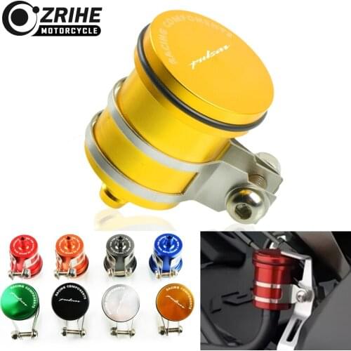 Universal Motorcycle Brake Fluid Reservoir Clutch Tank Oil Cup Cylinder Master Upper Pump Cover For Bajaj Pulsar 200 NS