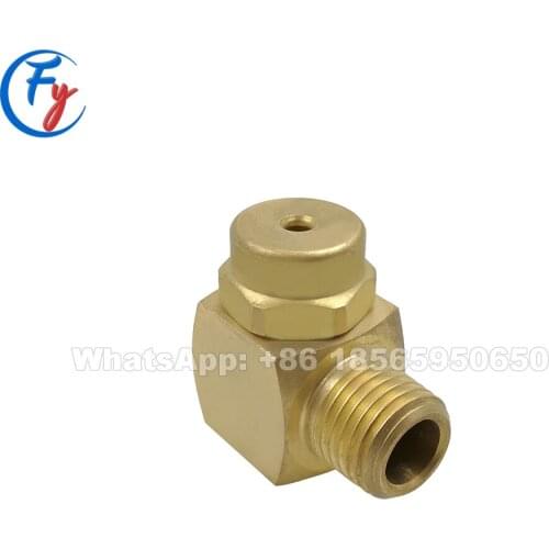 GGA brass dust removal full cone whirl spray nozzle, brass GA GGA angle-type full jet cone spray nozzle