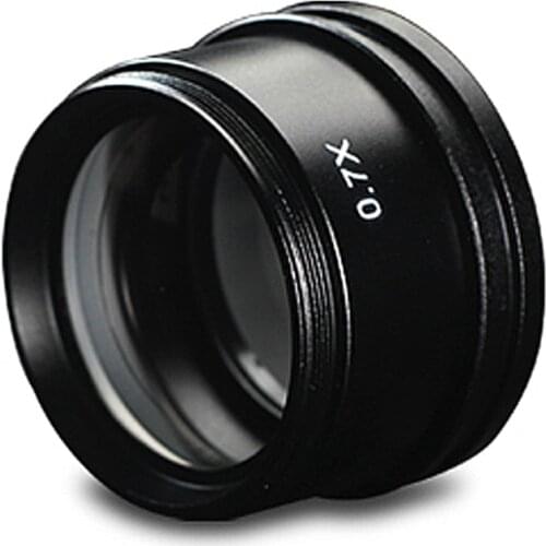 0.5X 0.7X 2X Microscope Auxiliary Objective Lens Barlow Lens Increase Working Distance of Microscope or Dust Mirror Magnifier