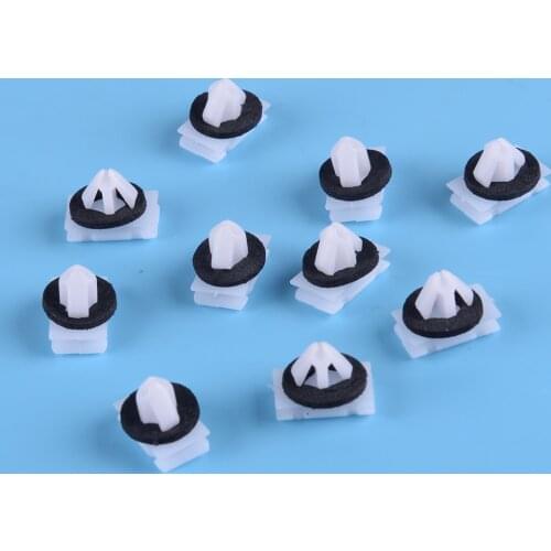 Beler 10pcs Exterior Body Side Rocker Moulding Trim Retainer Clip Fit For GM Buick Chevrolet GMC Pontiac 15127746