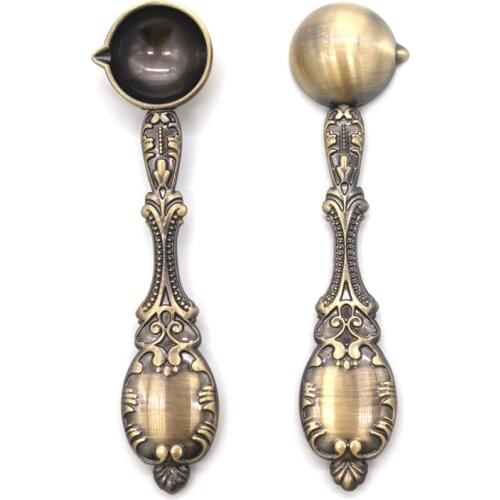 Cuchara de cera de sellado de pintura de fuego, sobres de sello de fusión con mango de madera de Metal delicado, bricolaje, Retr