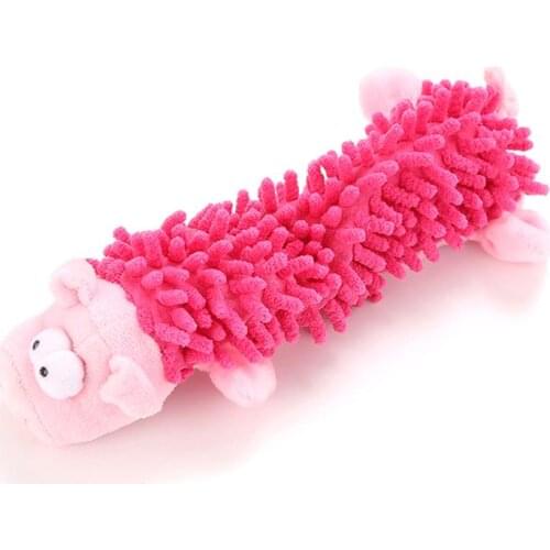 Dorakitten 1pc Animal Shape Dog Toy Bite Resistant Plush Cute Dog Squeaky Toy Animal Dog Sound Toy Pet Supplies Dog Favors