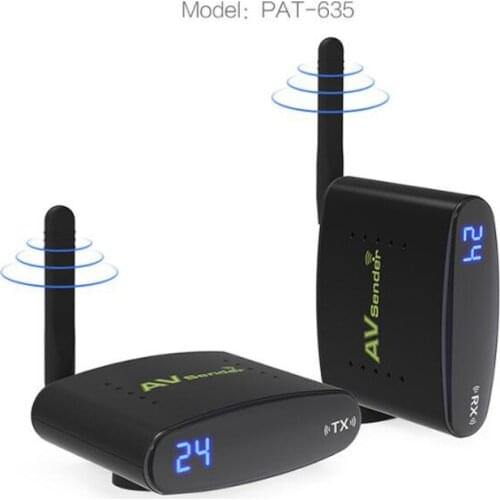 5.8GHz Wireless AV RCA Transmitter & Receiver Audio Video Sender TV Signal Receiver Extender 200m Digital Device PAT635 PAT-635