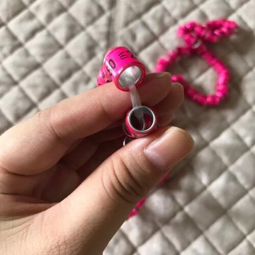 8mm inner-ring size 2020 pigeon rings Pink DV BIRDS ring 500pcs/Lot