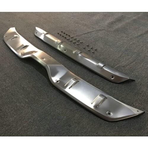 Car-covers Stainless Steel Accessories Front Rear Skid Plate Bumper Board for Toyota CHR C-HR 2016 2017 2018 2PCS