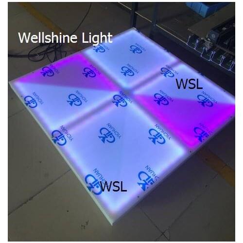 Free shipping 2PCS/LOT DMX lighted LED dance floor with 432 pcs Led