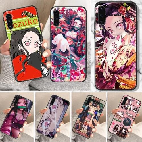 Demon Slaye Kamado Nezuko Phone Case For Samsung Galaxy A 10 12 20E 21S 30 32 40 50 51 52 70 71 72 5 6 7 2016 2018 black tpu