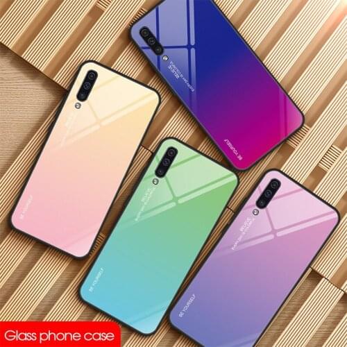 Colorful Cellphone Cover for Samsung S10e S9 S8 Plus Tempered Glass Case for Samsung Galaxy S20 Ultra S20 S10 Plus S10 Lite