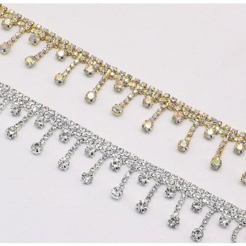 1yds 5 Rows Clear Rhinestone Banding Cake RibbonTrim Wedding Cake Decoration