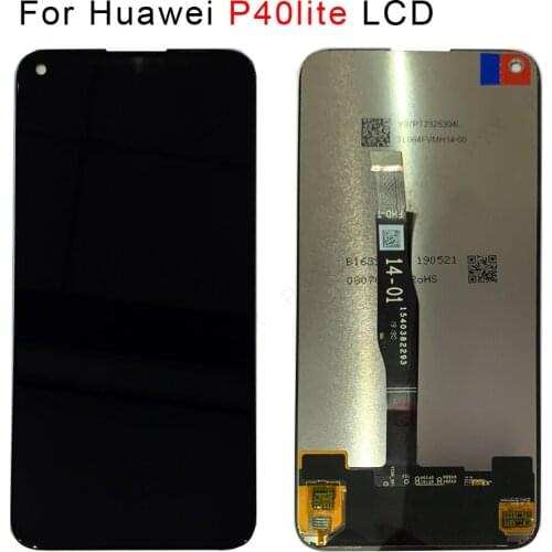 Original 6.4'' Display For Huawei P40 Lite LCD Touch Screen Digitizer Assembly For Nova 6 SE LCD Screen Replacement with frame