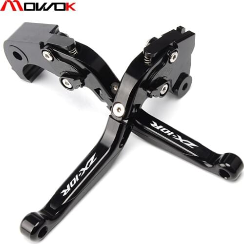 For KAWASAKI ZX10R ZX-10R 2006-2015 2007 2008 2009 2010 2011 2012 2013 2014 Green&Titanium CNC Motorcycle Brake Clutch Levers