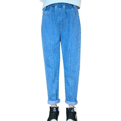 Jeans For Girls Solid Color Jeans For Girls Casual Style Kids Jeans Spring Autumn Childrens Clothing 6 8 10 12 14
