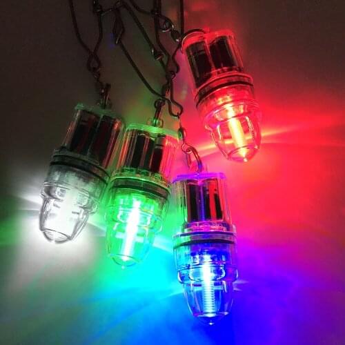 FISH KING Without Battery Multicolor Led Fishing Light 89.5g Underwater Sinking Waterproof Lure Fishing Tackle