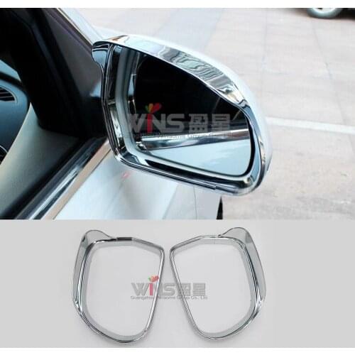 For Audi Q3 2012 2013 2014 2015 2016 Chrome Door Mirror Cover ABS Decorative Car-Styling Tuning Accessories