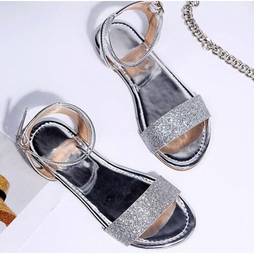Summer Fashion Beach Sandals Open Toe Solid Color Womens Flat Sandals Outdoor Casual Womens Shoes Plus Size