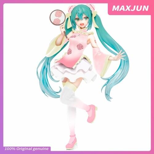 MAXJUN 18cm Taito Vocaloid Anime Miku Figure cheongsam PVC Action Figure Collection Model Doll Toy B station Exclusive