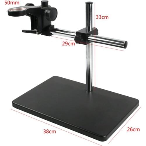 Multi-axis Adjustable Metal Arm + Adjustable Big Size Table Stand Holder For Lab Industry Microscope Camera