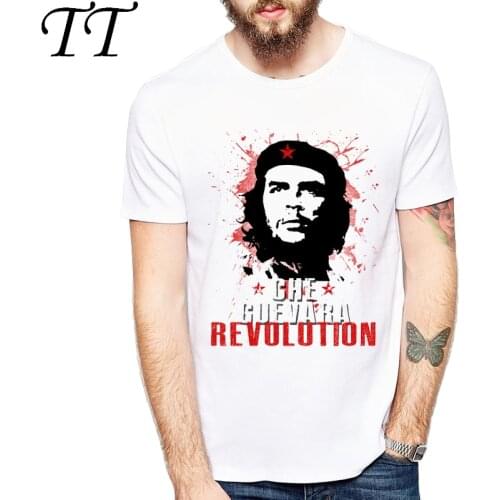 Summer Fashion Che Guevara Hero Printed Men T shirt Short Sleeve Casual t-shirts Hipster Pattern Tees Cool comfortable Tops