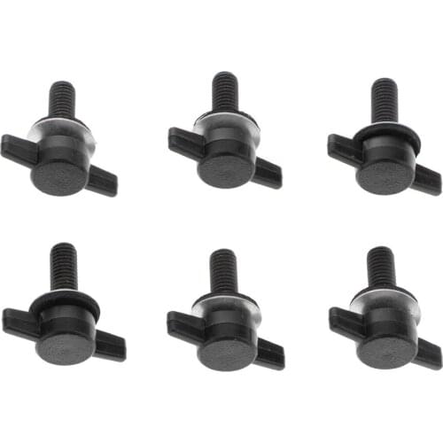 6pcs Hard Top Quick Removal Screw Fastener Kit For Jeep Wrangler JK 2007-2018 2 Doors Black/Red/Green