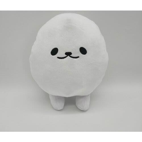 20CM New Exclusive Cute White Egg Dog Plush Stuffed Toy Home Decoration Birthday Gift