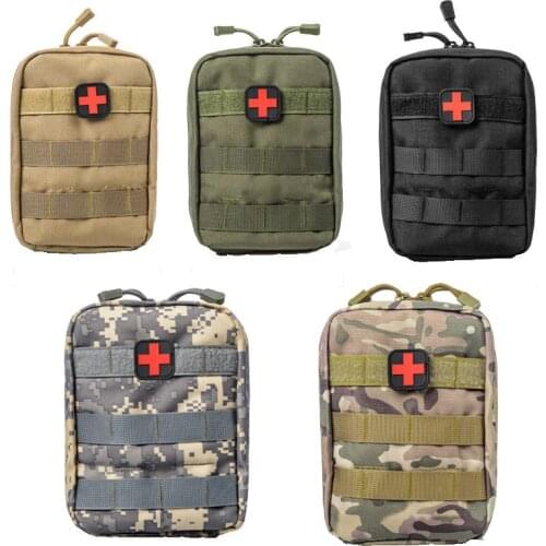 New Outdoor Molle Pouch Military Tactical EDC Waist Bag Army Accessories Portable Pocket Medical Kits Bag Emergency Backpack