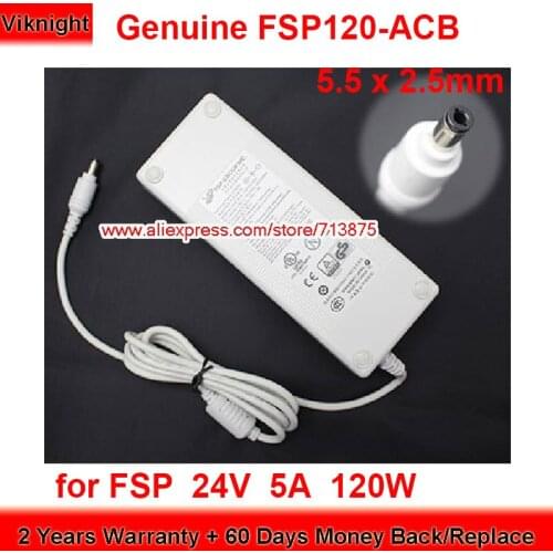 Genuine FSP120-ACA FSP120-AAAN2 120W Charger 24V 5A AC Adapter for FSP100-RTAAN2 FSP1202450 Power Supply