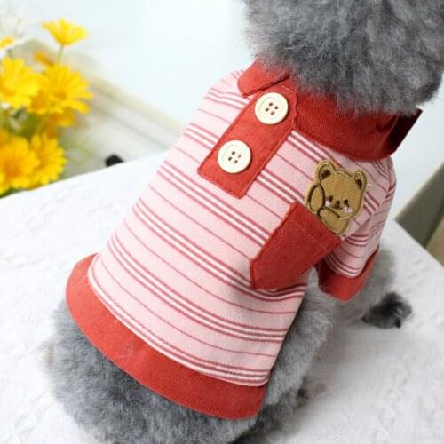 Spring Autumn Winter Cat Dog Pet Shirt Coat Puppy Costume Garment Yorkshire Pomeranian Maltese Bichon Poodle Schnauzer Clothes S