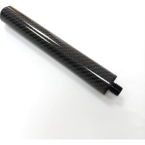 8inch new Billiards Pool cue extension for Fury cues Black Carbon cue extenders Billiards accessories