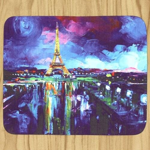 Van Gogh Chinese Landscape Painting Glasses Cloth Microfiber Imitation Suede 14*17cm Cleaning Cloth For Lens Phone Screen Wipes