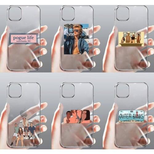 Outer Banks-Livin' The Pogue Life Phone Case Transparent for iPhone Samsung A S 11 12 6 7 8 9 30 Pro X Max XR Plus lite