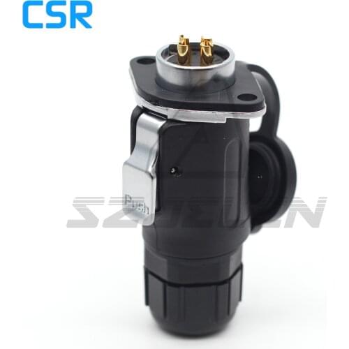 XHP20 , 4pin Waterproof connector IP65 cable connector plug & socket Male and Female