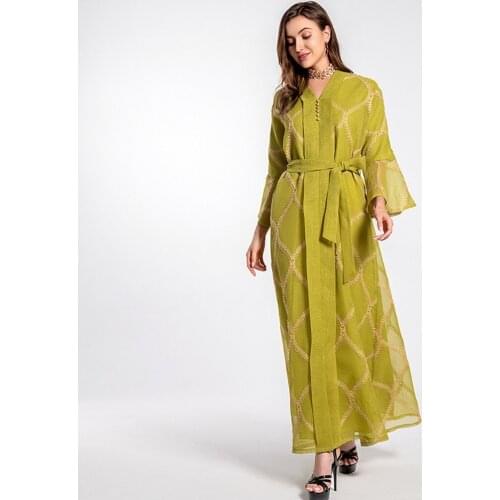 Abaya Dubai Turkey Islam Muslim Long Dress Kaftan Moroccan Caftan Dresses For Women Djellaba Robe Longue Femme Musulmane Vestido