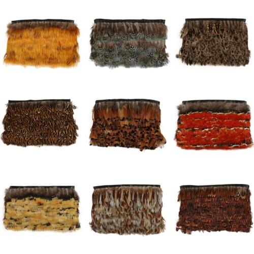1M/lot Approx 4-6cm Chicken Feather Lace For Making Clothing Shoes Arts Crafts Sewing/DIY Apparel Sewing Fabric Feather DIY