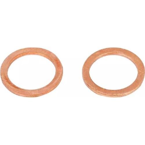 100pcs/lotDIN7603 M3 M4 M5 M6 M8 M10 M12 M14 M16 M18 T3 Sealing Copper Washer For Boat Crush Washer Flat Seal Ring Fitting HW151