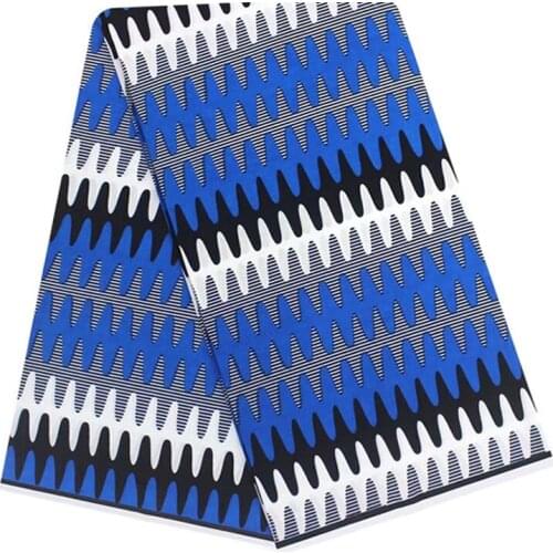 African Nigerian Style Soft Wax Printed Cotton Fabric 100%High Quality Ankara Clothes Material For Sewing By The Yards V-L 5-16