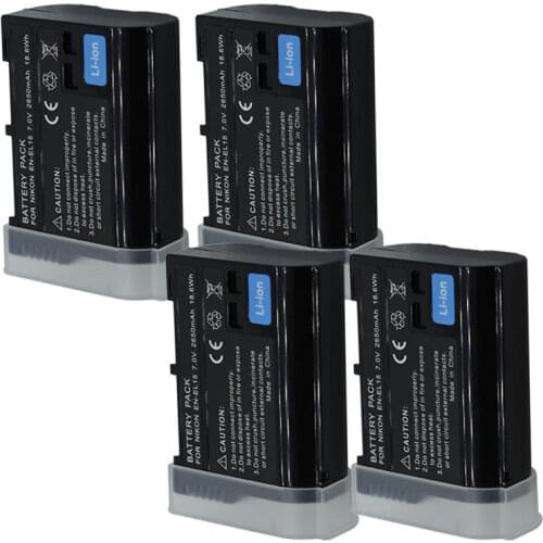 Batterie EN-EL15 ENEL15 EN EL15 EN-EL15A EN EL15A Camera Battery For Nikon DSLR D600 D610 D800 D800E D810 D7000 D7100 D7200 L15