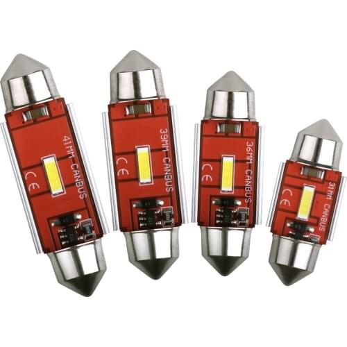 C5W C10W Highbright Car LED Decoding 1860-1smd 12v Festoon Error Free CANBUS 31/36/39/41mm Bulbs Auto Interior Reading LED Light