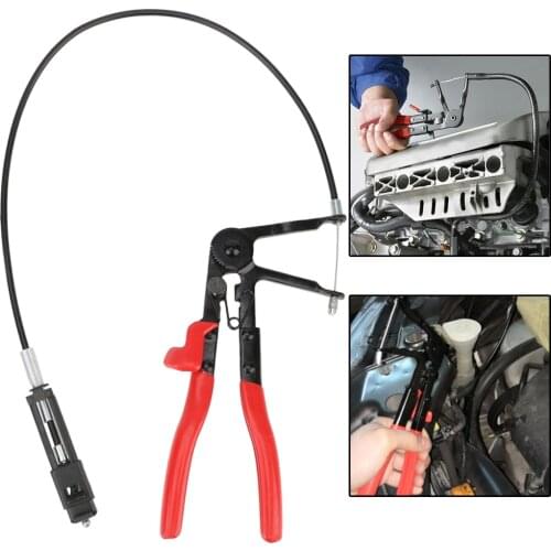 Long Reach Hose Clamp Pliers for Car Repairs Hose Clamp Removal Hand Tools Alicate Cable Type Flexible Wire Auto Tools