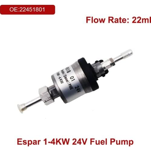 22ml 24v 1-4kw Electric Pulse Pump Metering Pump 22451801 For Eberspacher Airtronic D2 D4 D4S Autonomous Cab Heaters