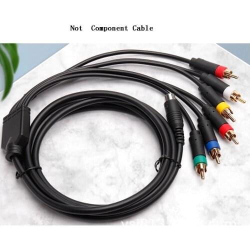 RGBS Colour Monitoring Cable RGB+Sync Video and Audio Cable for SEGA Saturn