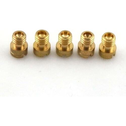 4mm Thread M4 Round Main Jet For Mikuni Minimoto Kenhin Style Carburetor Gy6 139qmb 50cc Cvk 80 82 85 88 90 92 95 98 100 102 105