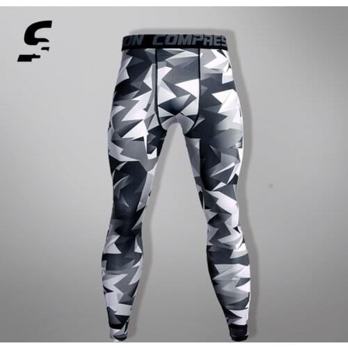 Compression Running Leggings Men Basketball Training Pants Sport Fitness Leggings Men Gym Jogging Trousers Sportswear Tights 3XL