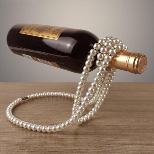 Creative Pearl Metal Wine Rack Hanging Wine Glass Holder Bar Display Stand Bracket Home Minimalist Decor Metal Wine Glass Rack