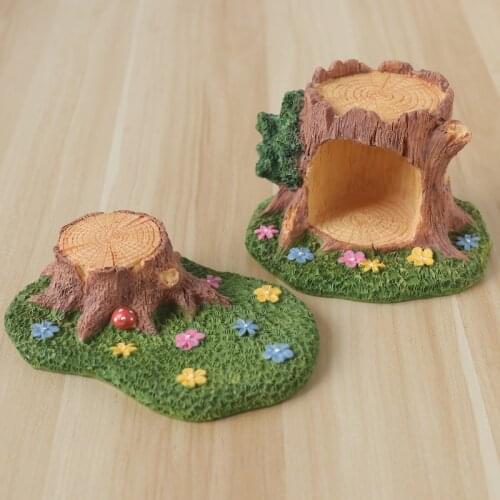 Creative Cartoon Pokemon Lawn stump home decoration accessories for living room resin embellishments decorations for home