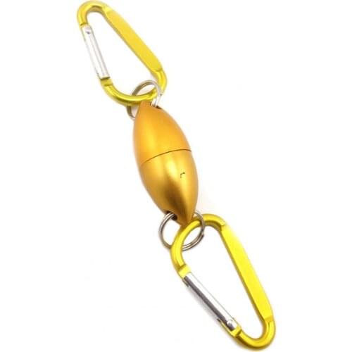 Magnetic Net Mini Wear Resistant Space Aluminum Portable Fish Grip Retention Rope for Fishing Lover Magnetic Release Holder