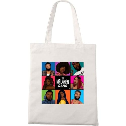 Fashion Friends Tv Shows Harajuku Canvas Bag Women Girls Large Capacity Storage Handbag Shoulder Bag Tote Reusable Shopping Bag