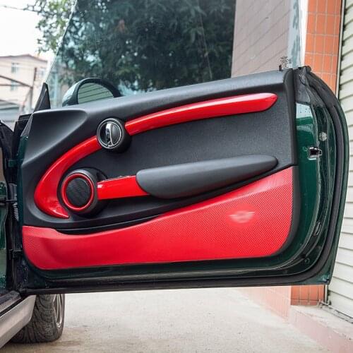 Car Door Panel Decoration Sticker Scratch Proof Pad For MINI Cooper F54 F55 F56 F60 R55 R56 R60 Accessories Styling Modification
