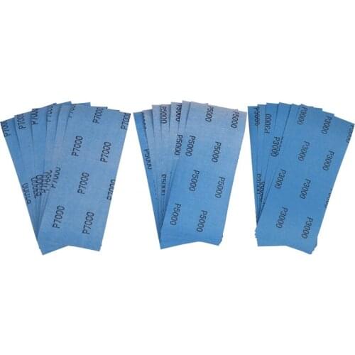 Wet Dry Polishing Sandpaper 3000 5000 7000 High Grit Wet and Dry Sandpaper Assortment Drywall Sanding Paper 9 X 3.6 Inch for Car